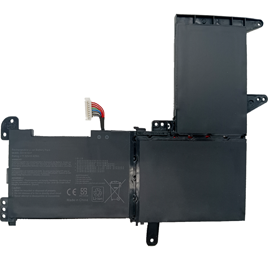 适用于华硕B31N1637 F510UA S5100U X510UF X510UQ 笔记本电池 - 图3