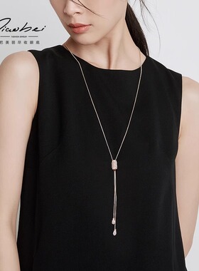 2025新款毛衣链大气高档长款吊坠女款高端项链配饰女精致百搭挂件