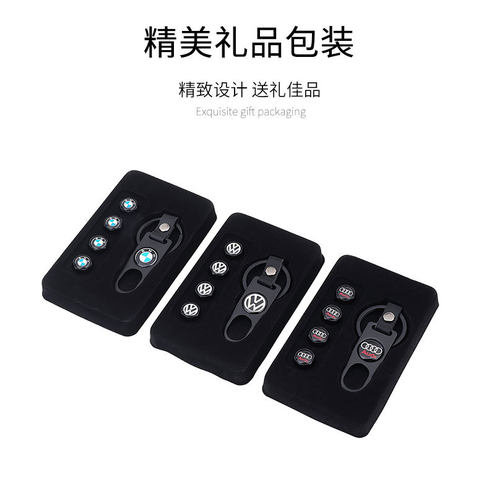 适用于汽车轮胎气门嘴帽盖装饰大众奔驰宝马奥迪别克个性外饰改装 - 图2