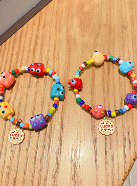 其他亚克力可爱公仔手链