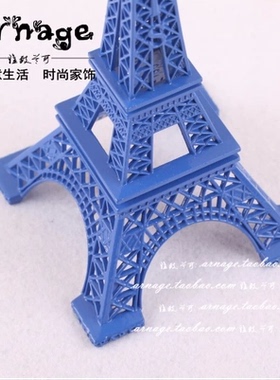 蓝色模型情人节礼物创意工艺品