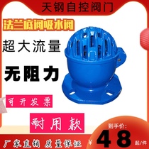 New bottom valve H42X-16 water pump suction cast iron flange bottom valve lifting well bottom valve DN65801001250