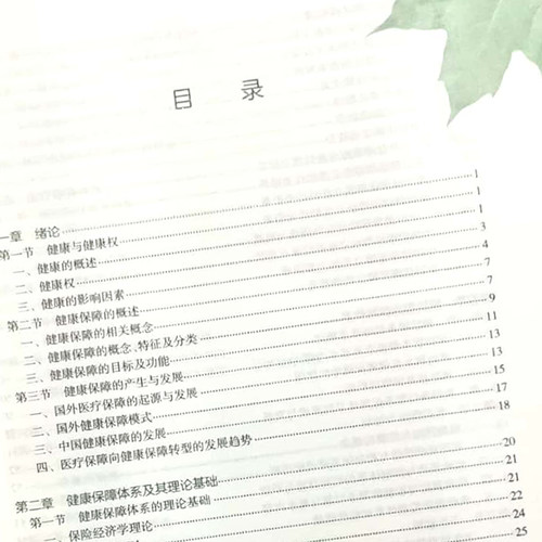 现货正版 健康保障 十三五规划教材 毛瑛主编 人民卫生出版社9787117289436供健康服务与管理专业及相关专业使用 - 图2