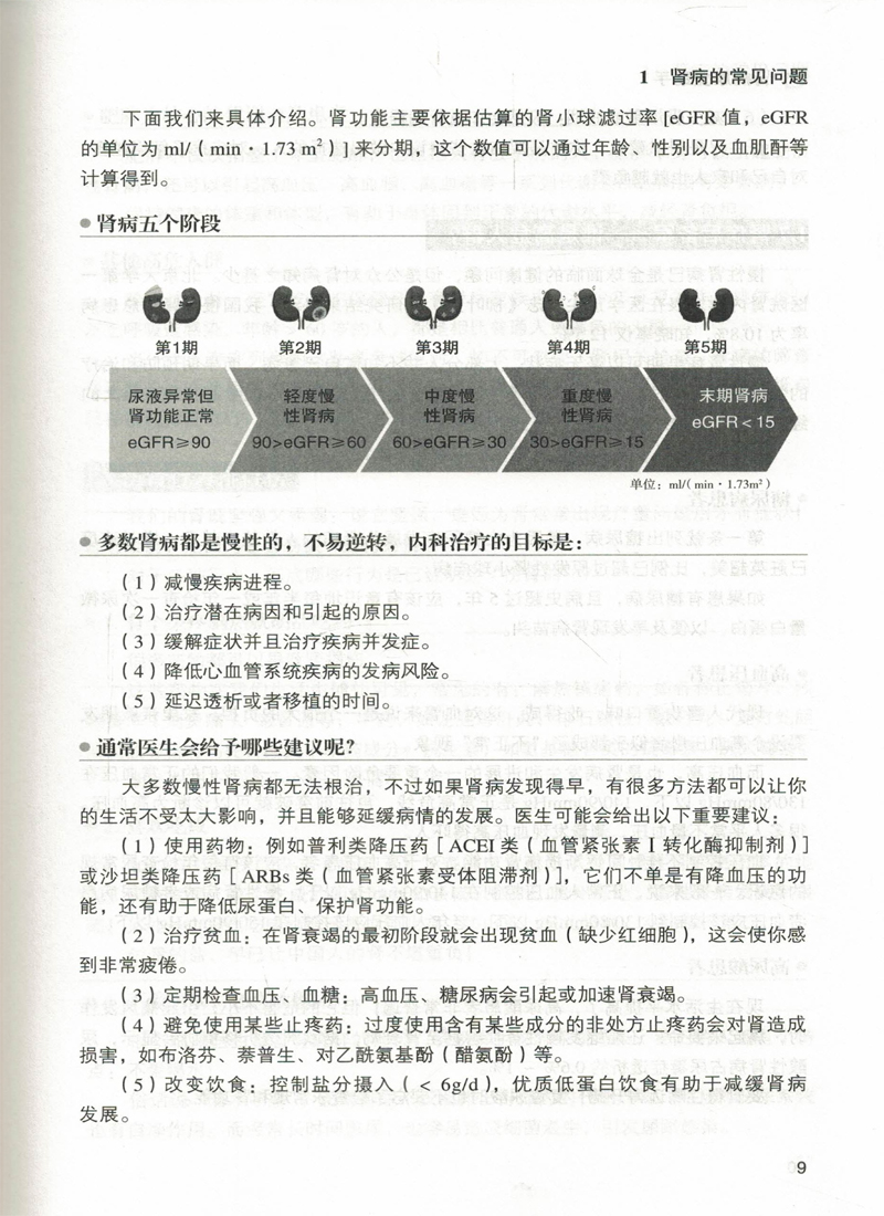 正版现货肾病康复助手肾病常见问题预防健康饮食肾病基础检查及康复北京大学医学出版社陈绪勇谢莎莎编著 9787565917646-图1