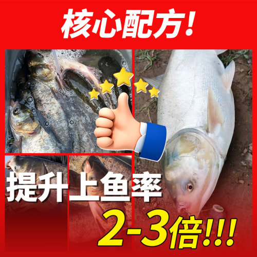 白鲨三代鲢鳙方块饵海竿钓鱼饵抛竿翻板钩浮钓反底钓腥臭诱食配方 - 图0