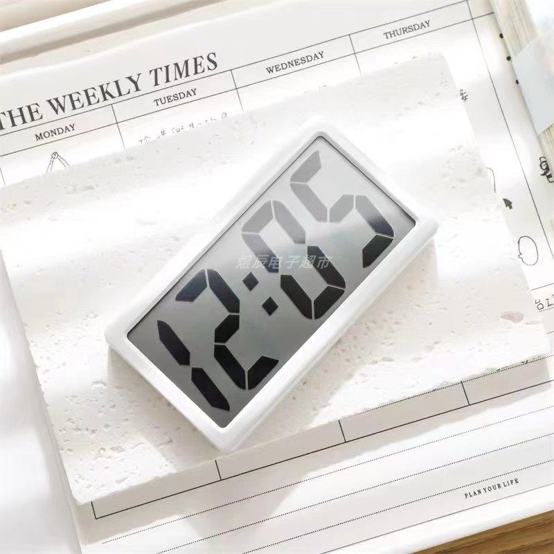 简约桌面高清数显时钟数字钟ins风电子时钟学生宿舍卧室台钟,淘宝优惠券,粉丝福利购,淘宝优惠卷
