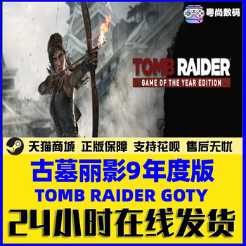 PC ເກມໄອນ້ຳຂອງຈີນແທ້ Tomb Raider GOTY Edition Tomb Raider 9th Annual Edition