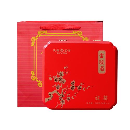 天福茗茶 金骏眉 红茶 正宗武夷山红茶 特级茶叶 精美茶叶礼盒装 - 图3
