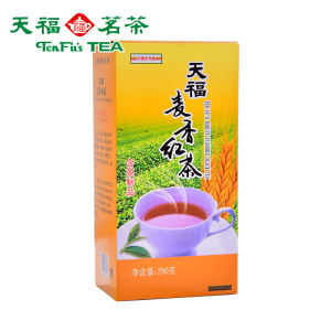 天福茗茶 大麦茶  麦香红茶 大麦风味 大麦茶叶 250g盒装