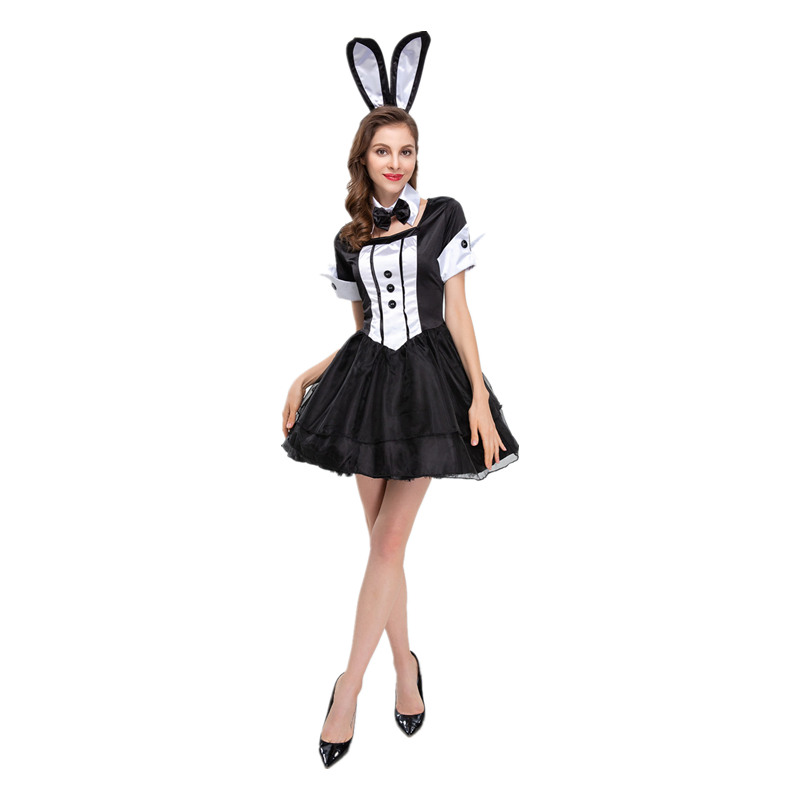万圣节cosplay兔子表演服装舞台装兔女郎演出服酒吧制服爵士舞 - 图2