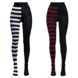 Приливы нижние брюки Cross -Knee и Street Stripes Stitching Women's Nocks