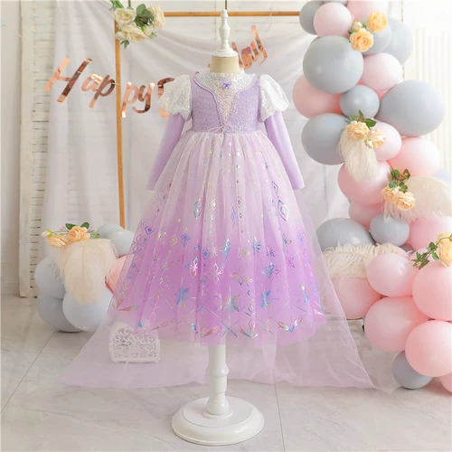 Юбка, детское платье для принцессы, «Холодное сердце», косплей, детская одежда