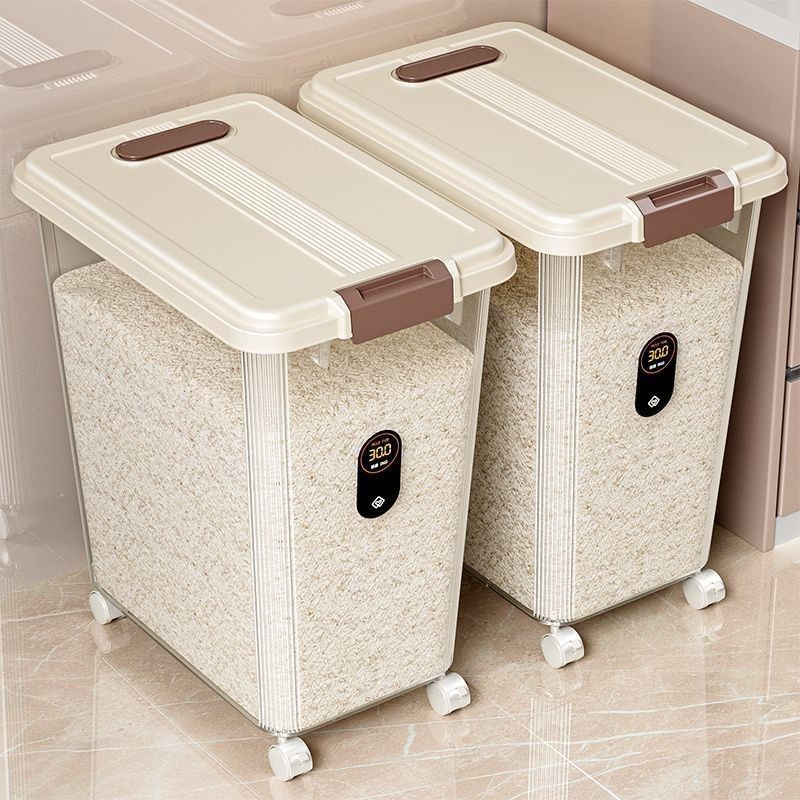 家用防虫防潮密封大米收纳盒子厨房米杠面粉储存桶,淘宝优惠券,粉丝福利购,淘宝优惠卷