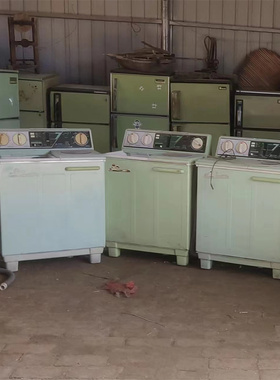 老式绿皮冰箱洗衣机绿皮冰柜七八十年代复古怀旧老物件装饰摆件道