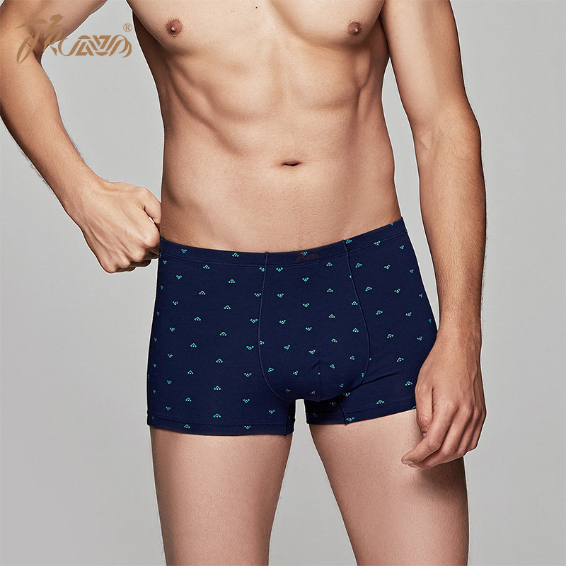 顶呱呱内裤男士纯棉中腰平角裤头青年彩棉四角内裤棉质大码短裤头,淘宝优惠券,粉丝福利购,淘宝优惠卷