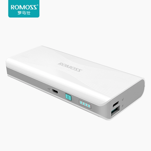 ROMOSS/罗马仕 Sense4+ 10000 мАч Время два -чатая быстро зарядка мобильная мобильная мобильная мобильная зарядка