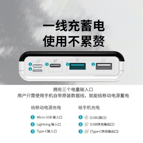 Xiaomi, huawei, apple, переносной совместимый самолет с зарядкой, мобильный телефон, вместительный и большой дорожный блок питания, iphone