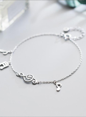 小清新甜美音符百搭手链