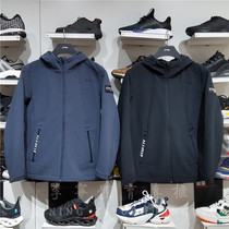 Li Ning 2020 winter plus velvety wind clothes training jacket warm-shirt with hat AFDQ703 pants AYKQ703