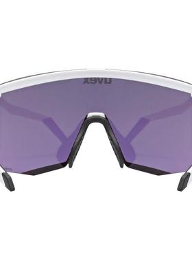 代购UVEX优维斯男女滑雪镜防雾防刮抗紫外线高清视野白色哑光