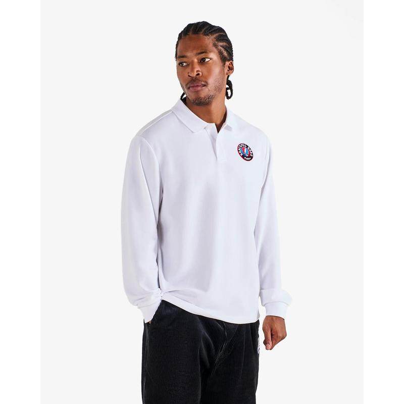 代购MALBON GOLF男士Polo透气舒适棉质修身日常户外长袖潮流复古,淘宝优惠券,粉丝福利购,淘宝优惠卷