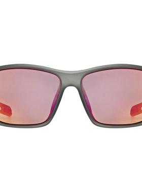 代购UVEX优维斯男女滑雪镜防紫外线抗冲击舒适贴合防雾烟灰色哑