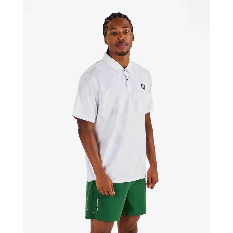 代购MALBON GOLF男士Polo透气速干网眼聚酯运动户外衬衫爆款简约,淘宝优惠券,粉丝福利购,淘宝优惠卷