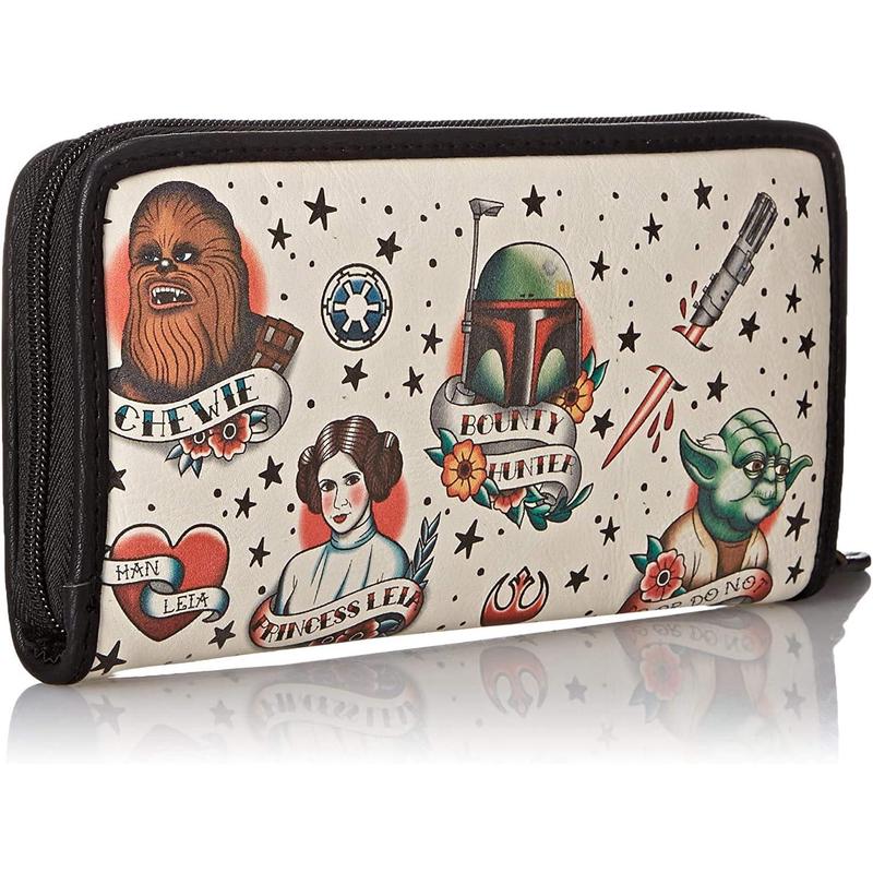代购Loungefly女士星战钱包多功能收纳卡位多隔层便携随身防尘保 - 图1