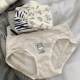 Pregnant women's pure cotton low-rise underwear to support belly in mid and late pregnancy