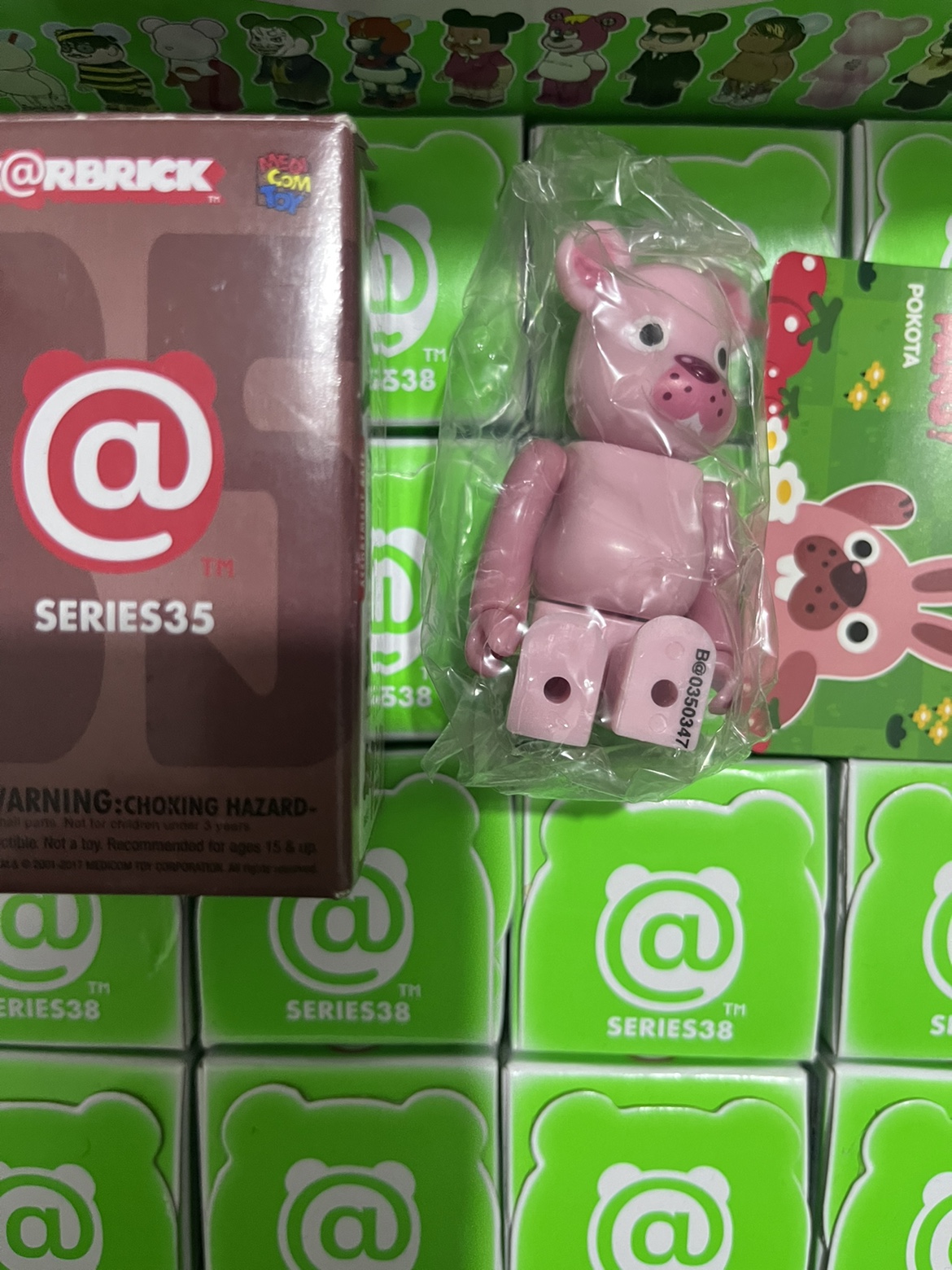 BE@RBRICK35代 积木熊确认款100% Bearbrick  潮玩摆设 网红 - 图0