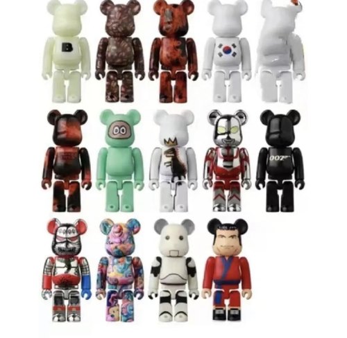 bearbrick 44代积木熊盲盒确认款BE@RBRICK正品网红潮流-图0