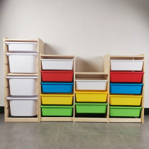 Childrens toy containing floor shelves Home containing cabinet Shelve Shelve Shelve Shelve Shelve Shelf Baby Solid Wood Drawers Storage