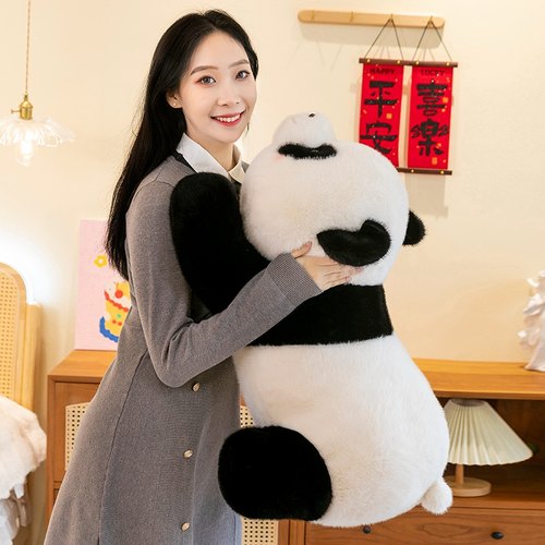毛绒玩具趴趴熊可爱熊猫公仔抱枕抱抱熊玩偶娃娃大熊生日礼物女孩 - 图2