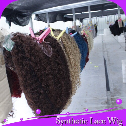 金色blonde box braided lace wig半手工蕾丝脏辫整顶高温丝假发 - 图2