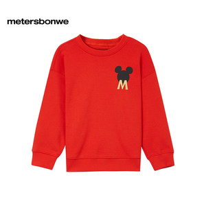 美特斯邦威卫衣男女童纯棉春季合家欢上衣