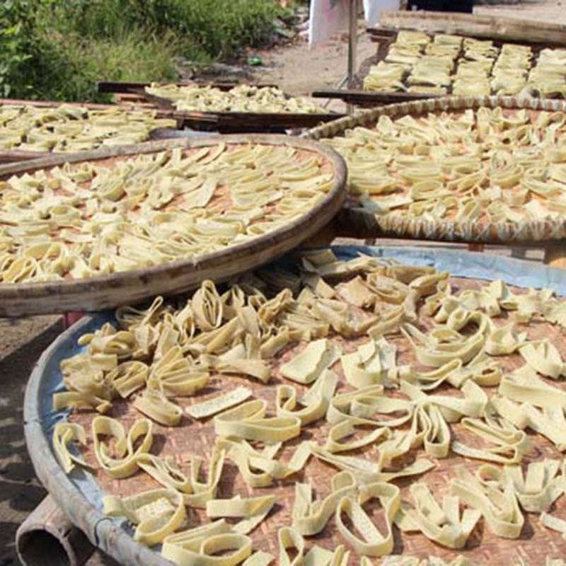 绿豆丝干豆皮湖北特产农家自制干豆皮 农家绿豆粉子豆丝1500G包邮 - 图2