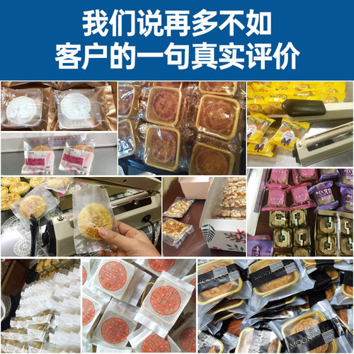 蓝莓封口机手压式月饼茶叶塑料铝箔袋商用热合机热缩薄膜打包包装机手压切膜机器FR-300A - 图3