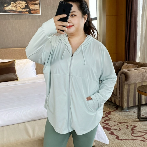 Спортивный кардиган для спортзала, быстросохнущая куртка для йоги, большой размер, свободный крой, защита от солнца, по фигуре