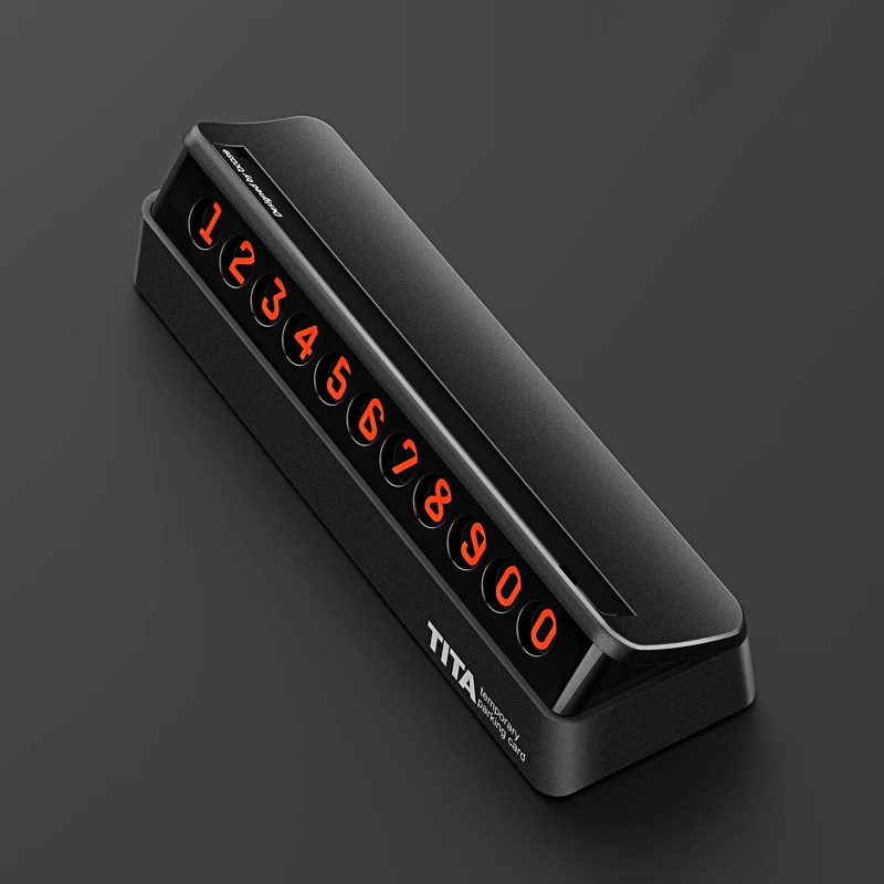 TITA挪车电话牌车载临时停车号码牌移车可隐藏汽车用礼品logo定制,淘宝优惠券,粉丝福利购,淘宝优惠卷