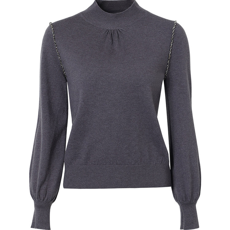 海青蓝 半高领针织衫2025年新款秋冬内搭打底长袖高级女装上衣,淘宝优惠券,粉丝福利购,淘宝优惠卷