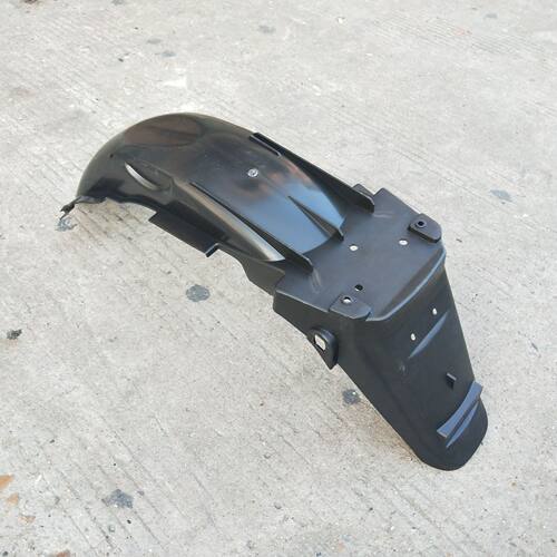 钻豹HJ125K-2-3A摩托车后挡泥板银豹HJ125-7A-7E后泥瓦转向灯尾灯 - 图1