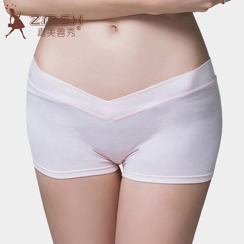 真美善秀孕妇四角非纯棉夏天裤头 真美善秀内裤
