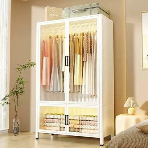 钢制衣柜卧室家用出租房用简易组装铁皮金属组合衣橱衣帽间收纳柜,淘宝优惠券,粉丝福利购,淘宝优惠卷