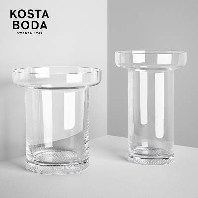瑞典KOSTA BODA  LIMELIGHT创意水晶玻璃花瓶简约客厅插花摆件 - 图0