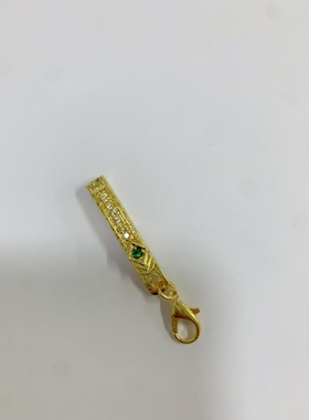 泰国黄铜镀金佛牌夹
