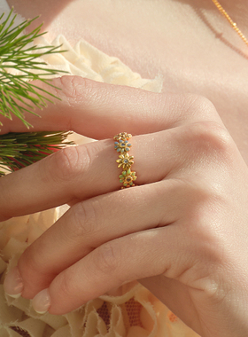 「新品」Fellala/翡拉拉「向阳」戒指指环简约时尚饰品官方女轻奢