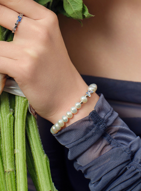 「新品」Fellala/翡拉拉「蝴蝶」轻奢设计珍珠女手链官方配饰首饰