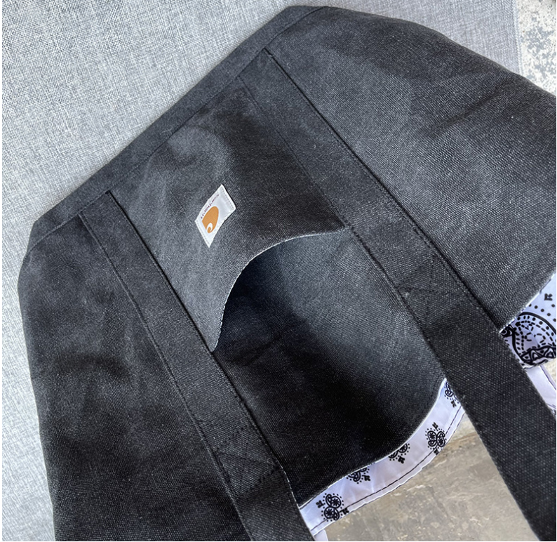 CARHARTT BANDANA TOTE BAG REVERSIBLE卡哈特双面腰果花托特包袋 - 图1