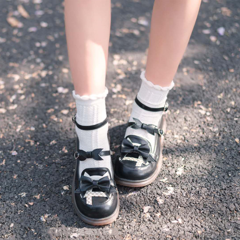 现货【呆呆猫】原创正品lolita鞋lo鞋学生可爱洛丽塔学院风JK鞋多图2