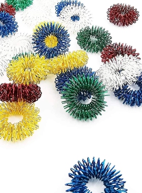 5Pcs Spiky Sensory Ring For Finger Massage Hand Acupressure